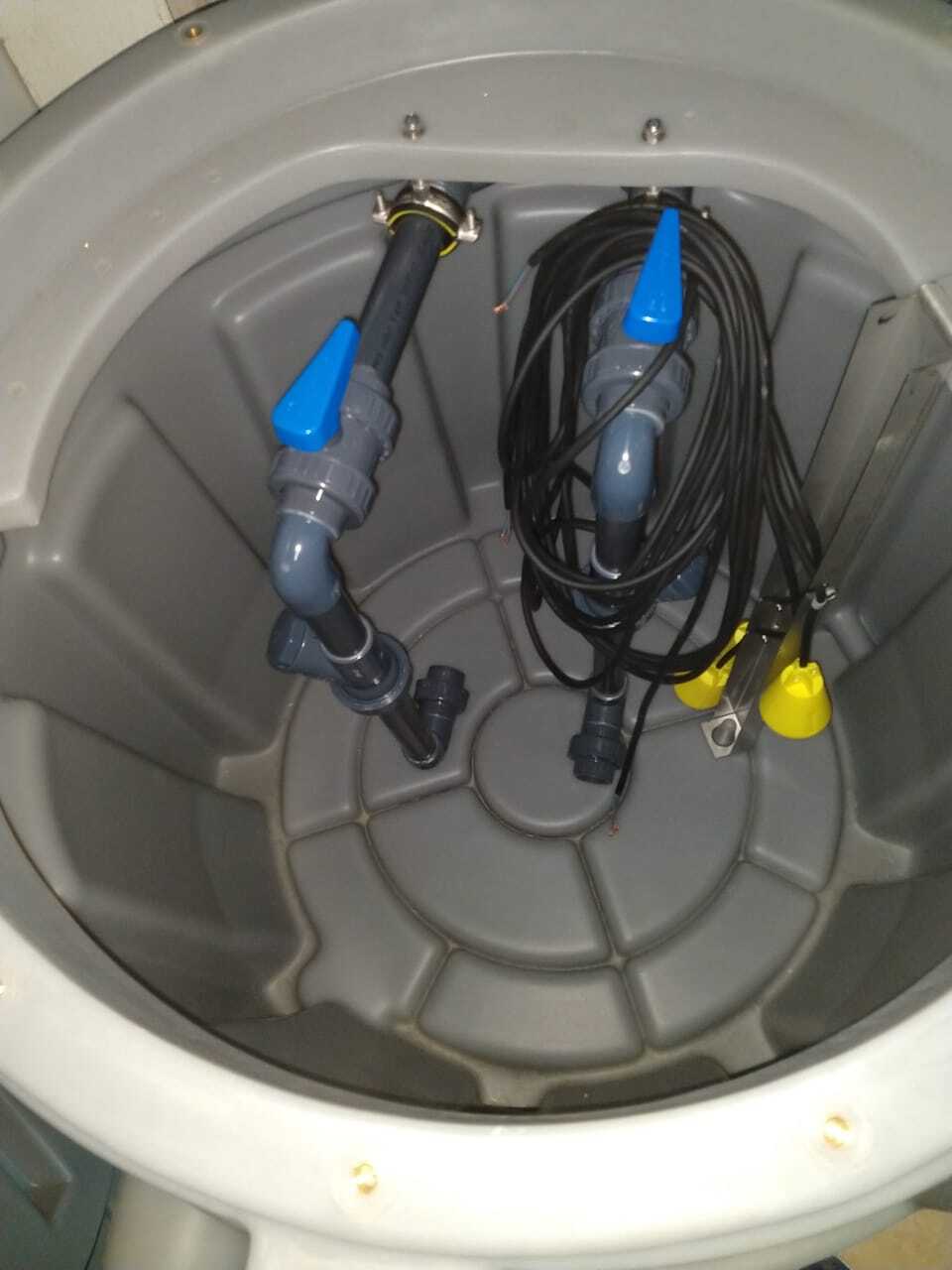 установка напорной канализации